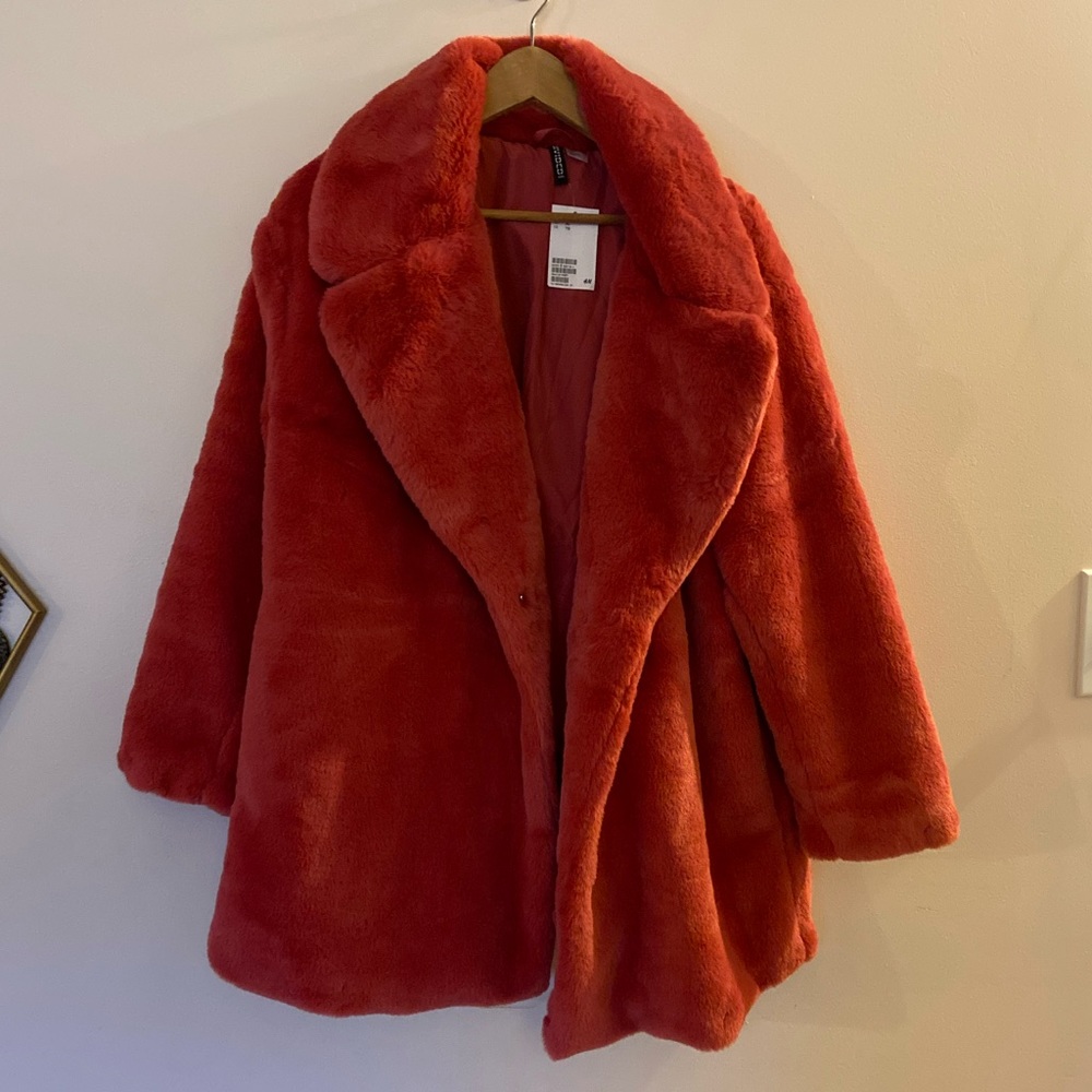 H&M Faux Fur Coat